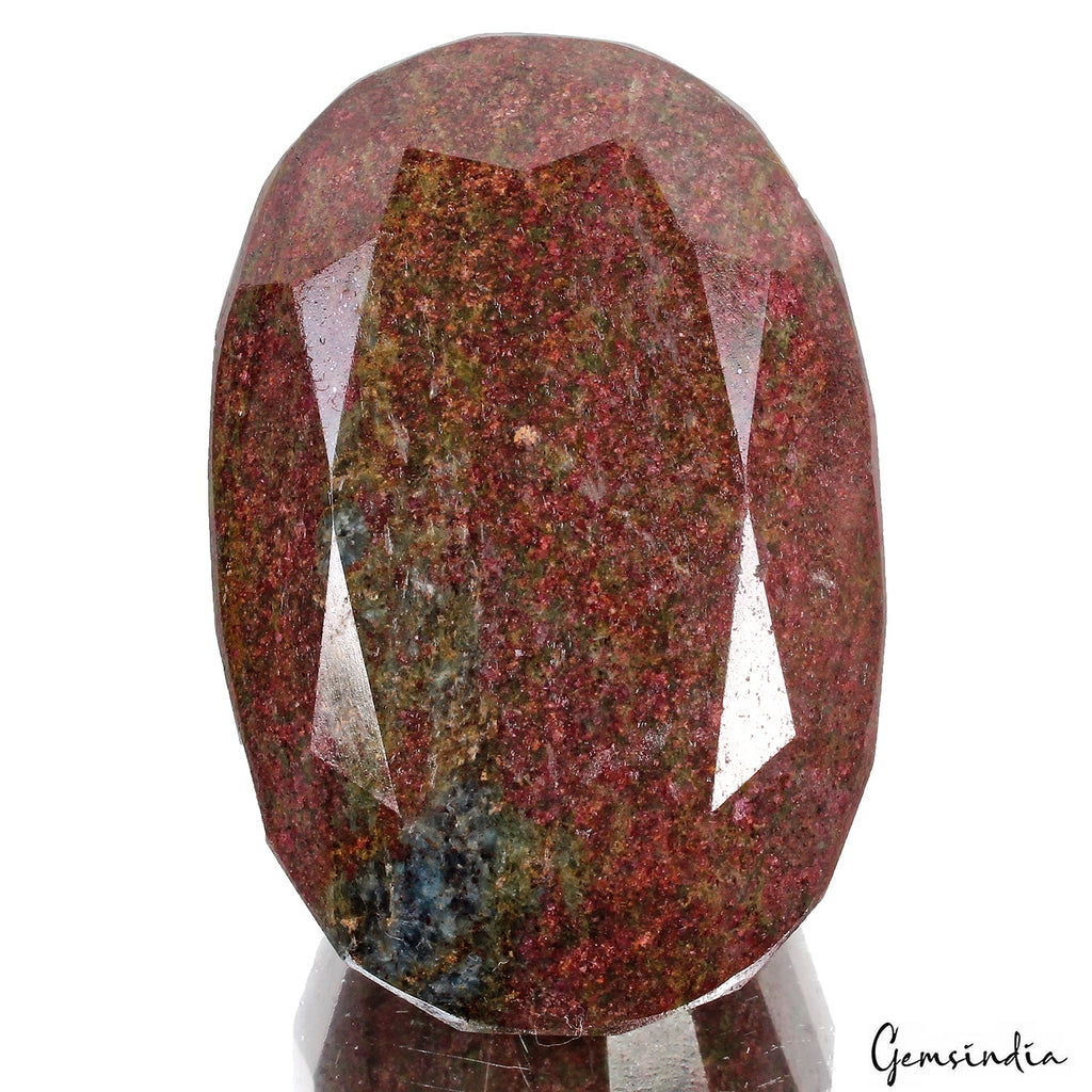 Large 2430 Ct Natural Untreated Ruby Kyanite Oval Cut Faceted Earth Mined Gems