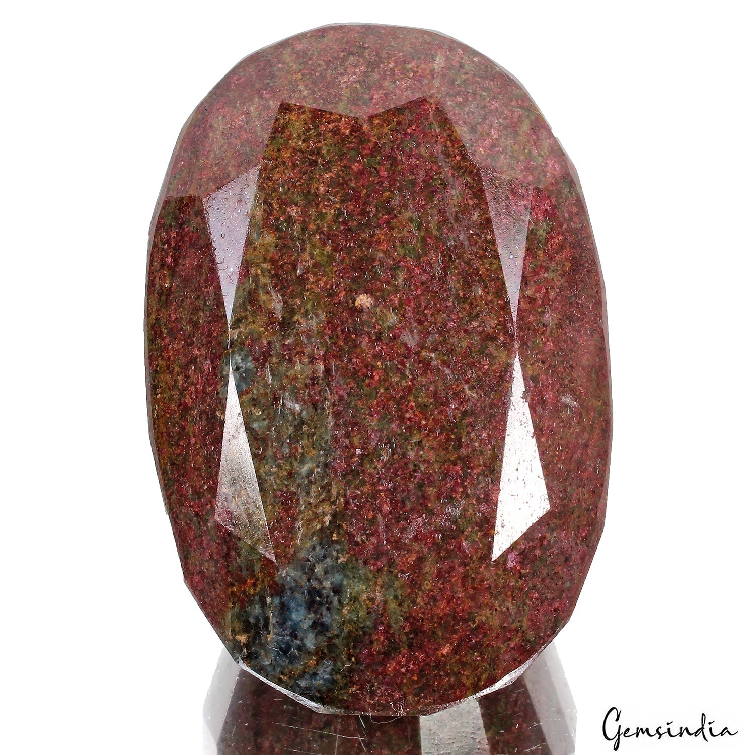 Large 2430 Ct Natural Untreated Ruby Kyanite Oval Cut Faceted Earth Mined Gems