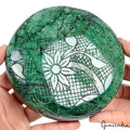 7525 Ct Moghul Hand Carved 100% Natural Emerald Round Gemstone with Certificate