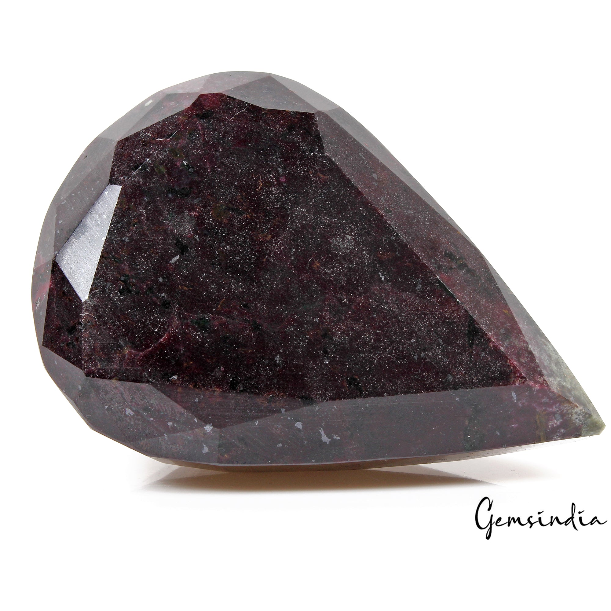 RARE 810 Gram Natural HUGE Untreated Dark Red Ruby Pear Cut Museum Size Gemstone
