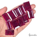 460 Ct/11 Pcs Natural Red Ruby Baguette Cut Loose Wholesale Gems Lot For Jewelry