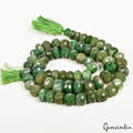 1000 Cts Natural Emerald Round Cut Loose Drilled 10-15mm Gemstone Beads ~ 64 Pcs