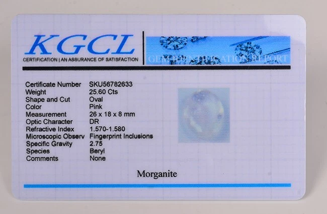 Certified 25.60 Ct Natural Pink Morganite Oval Cut Loose Jewelry Making Gemstone