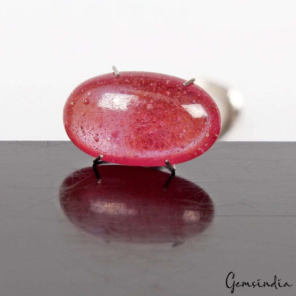Certified 11.30 Ct Natural Translucent Mozambique Red Ruby Oval Cab Gem For Ring