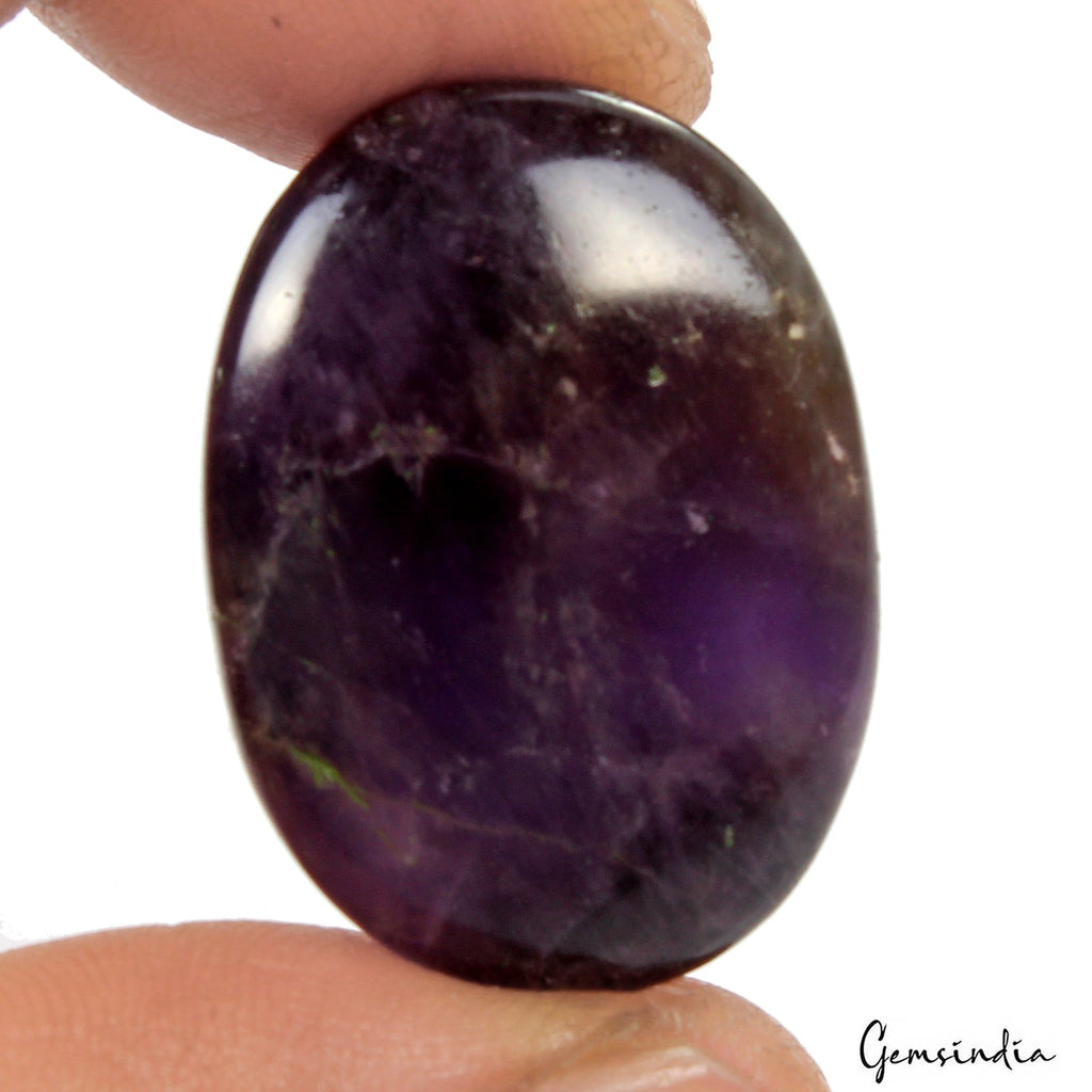 108.80 Ct Natural Blue Amethyst Oval Cabochon Loose Certified Gems For Pendant