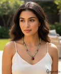 Emerald Necklace, Green — 19", 209.50 Ct, Madagascar