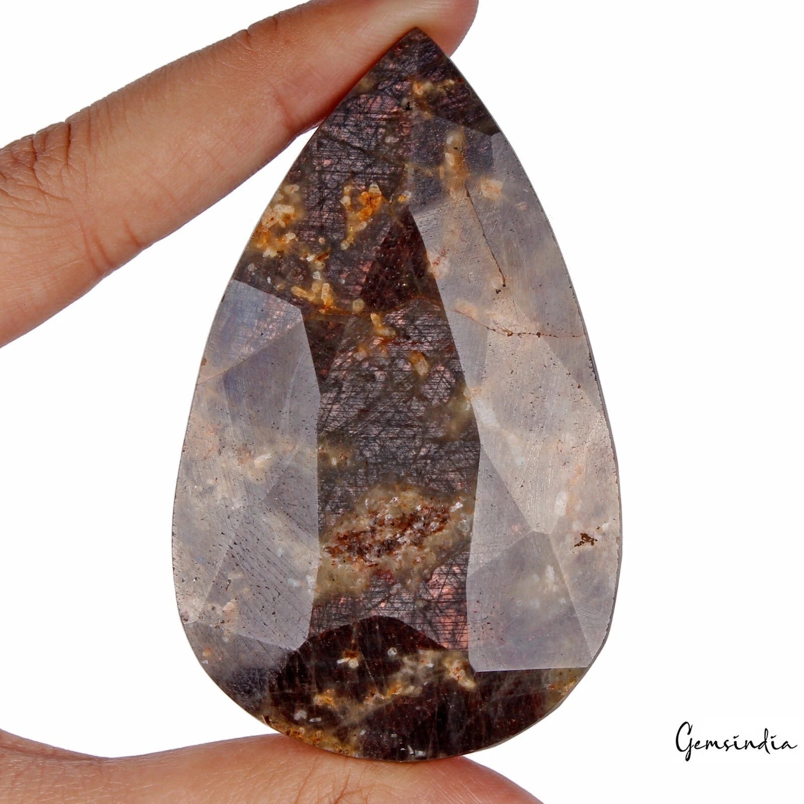 840 Ct Natural Black Brown Sapphire Untreated Certified Huge Loose Gemstone