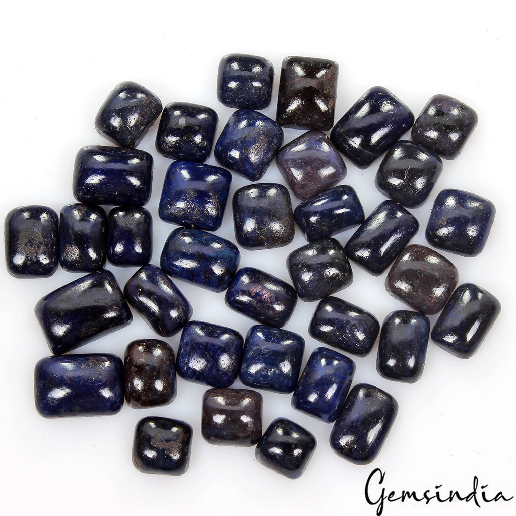 360 Ct/36 Pc Natural Madagascar Blue Sapphire Cushion Cab Loose Gems For Jewelry