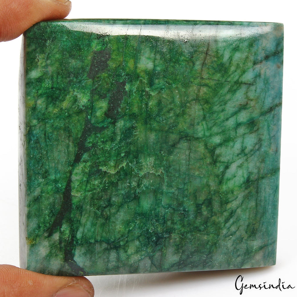 1560 Cts Natural Brazilian Green Emerald Cushion Cab Huge Earth Mined Loose Gem