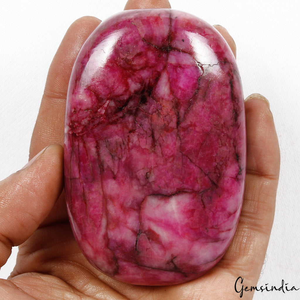 1850 Cts Natural Pink Red Ruby Oval Cabochon Earth Mined Museum Size Loose Gem