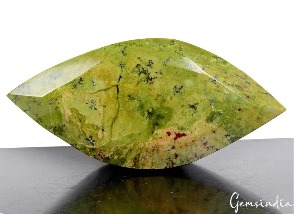 2.53 Kilo Natural Untreated Green Opal Marquise Cut Museum Size Huge Loose Gem