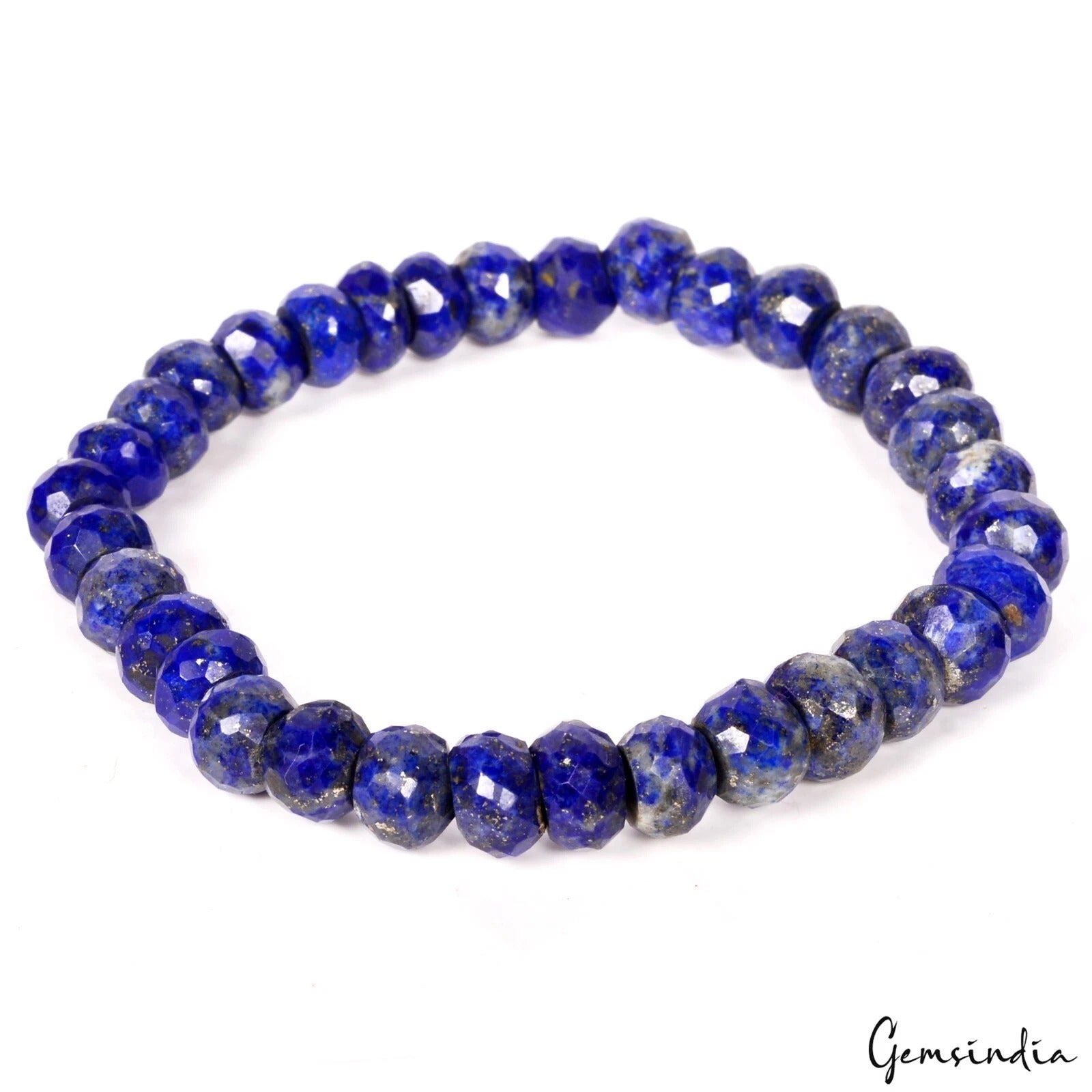 Lapis Lazuli Loose Gemstone, Color Enhanced — 7 inch, 88.60 Ct