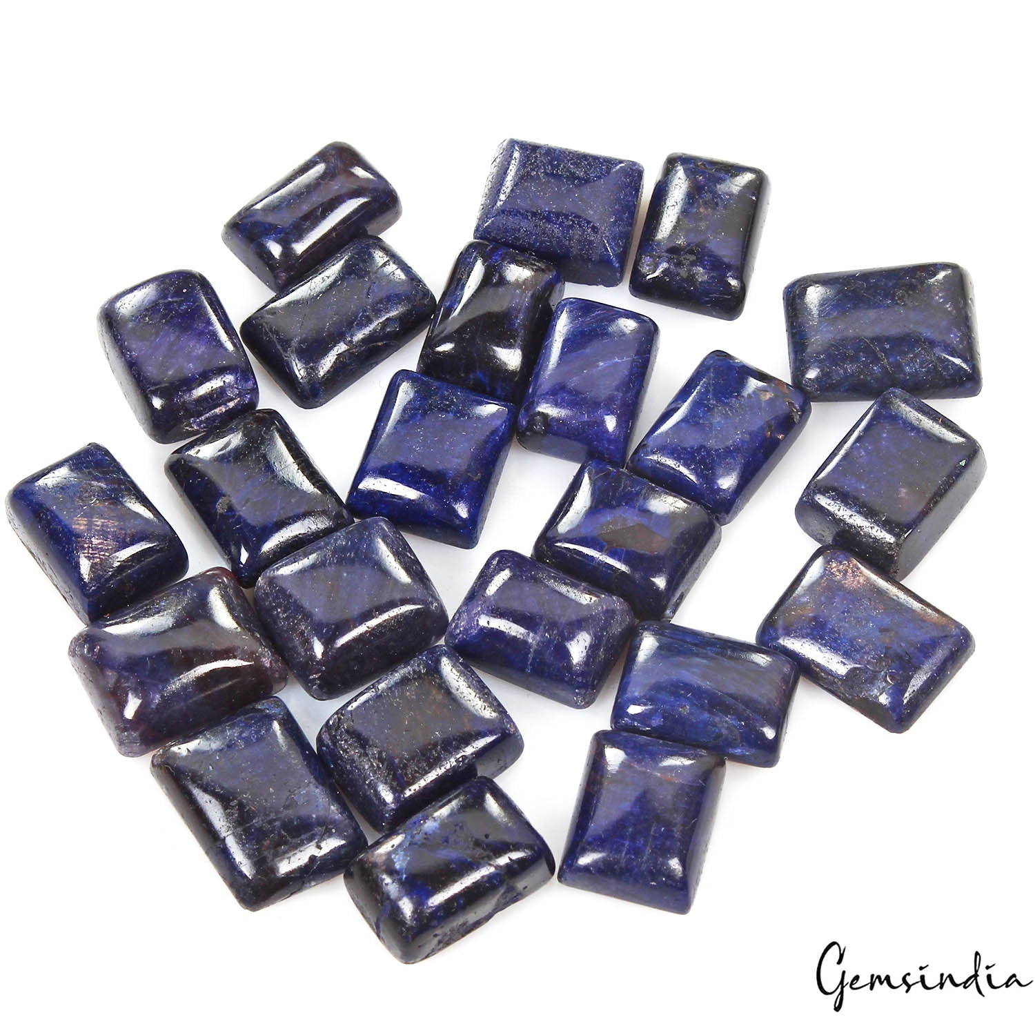 African Blue Sapphire Loose Gemstone, Color Enhanced — 13mm to 16mm, 320.00 Ct, Africa
