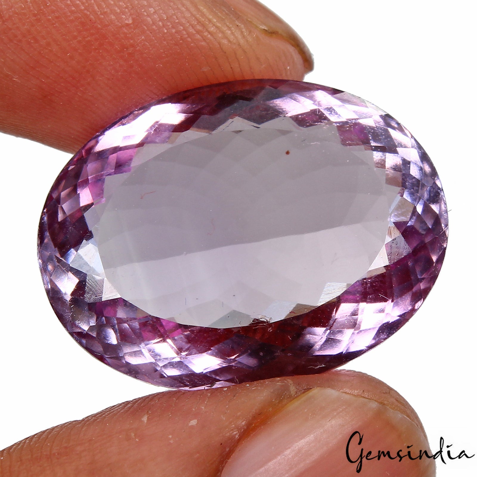 35.35 Ct Natural Rich Purple Amethyst Oval Cut Loose Unheated Gemstone, Brazil