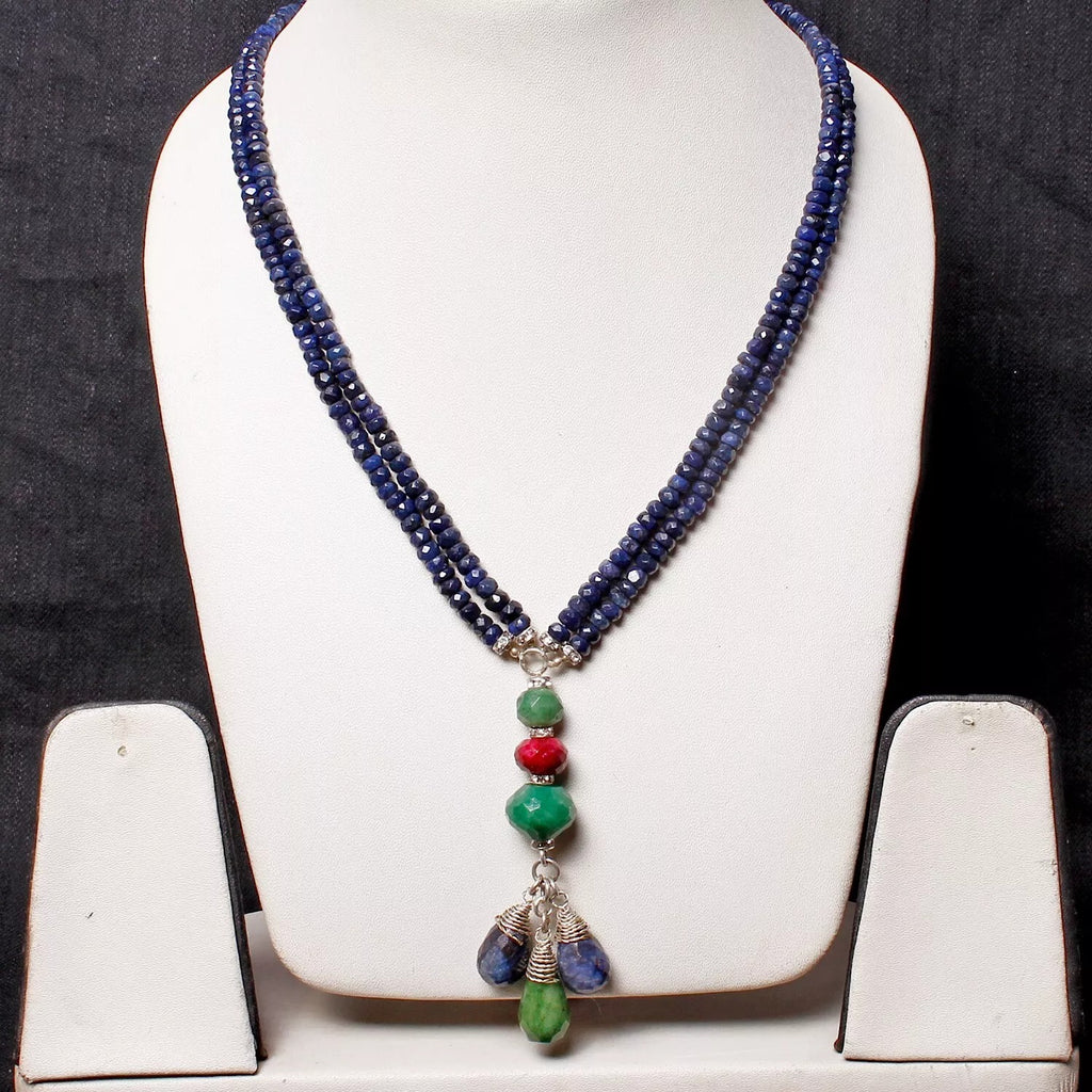 Sapphire Necklace — 4mm to 5mm, 370 Ct, Madagascar