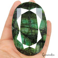 1240 Ct Natural Green Brazilian Emerald Oval Cut Faceted Earth Mined Loose Gems