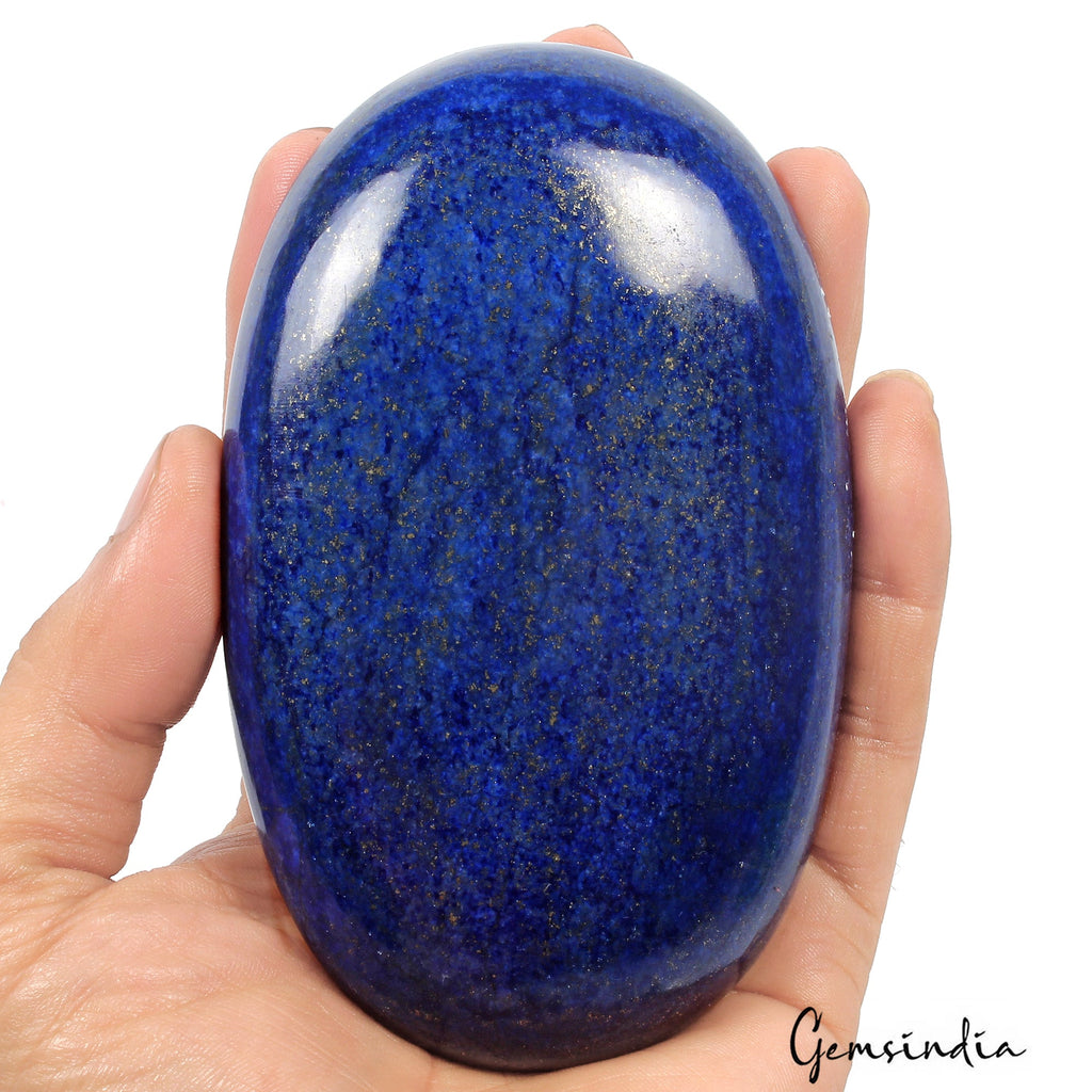 1860 Cts Natural Blue With Gold Flecks Lapis Lazuli Oval Cab Loose Huge Size Gem