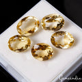 5 Pcs Natural Citrine 10-12mm Oval Cut Loose Sparkling AAA Gemstones~21.80 Cts