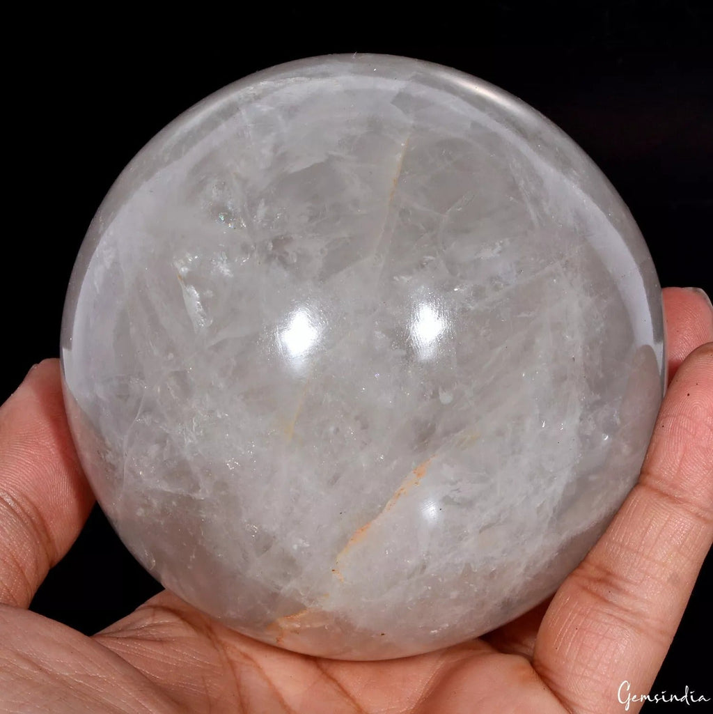 Large 1.1 Kilo Natural Untreated Smoky Quartz Healing Crystal Sphere With Stand