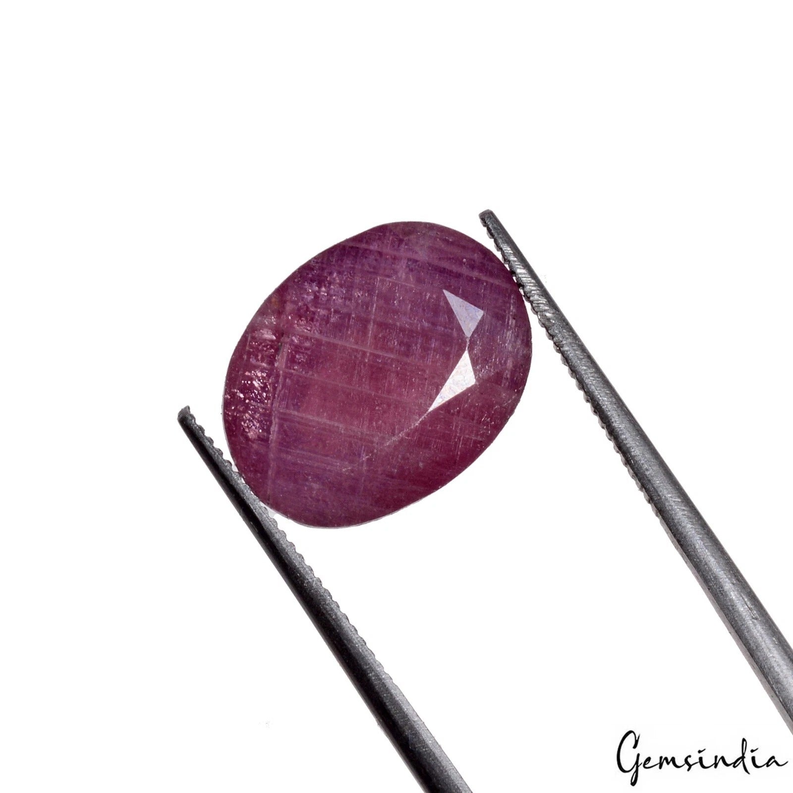 Natural Red Heated Ruby Oval Cut Faceted Ring Size Gems From Mozambique 8.60 Cts