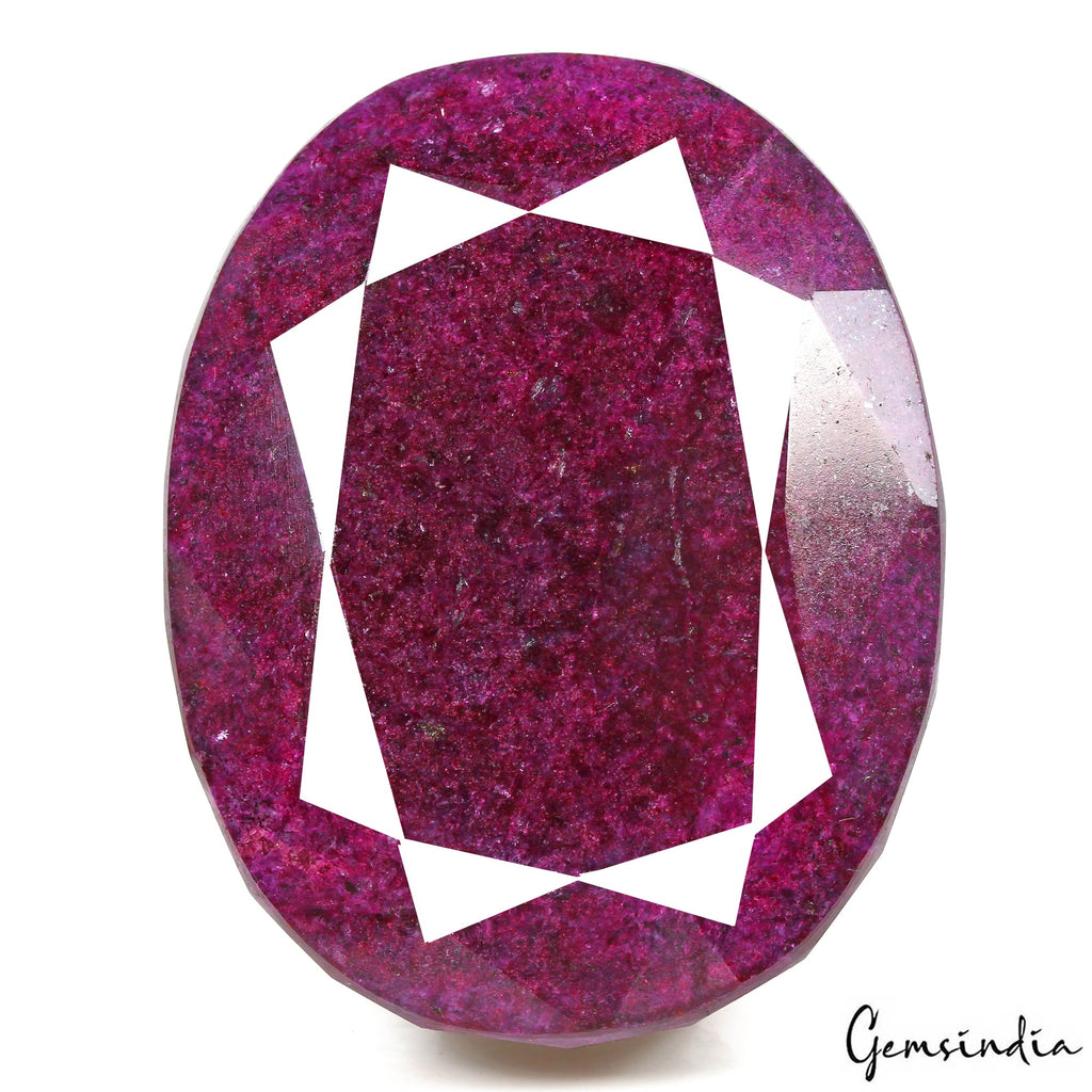 2080 Ct Natural Ruby Huge Size Oval Faceted Earth Mined Gemstone From Madagascar