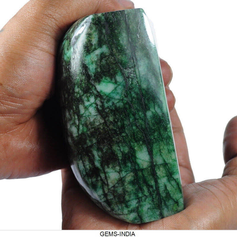 3990 Carats Natural Brazilian Green Emerald Cabochon Museum Size Huge Loose Gem