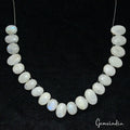 Moonstone Lot, Loose Gemstone, Untreated, Blue — 21 Pieces, 20mm to 27mm, 490 Ct, Madagascar