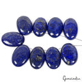 400 Ct Natural Blue Lapis Lazuli Oval Cab Side Drilled Briolette Loose Gemstones