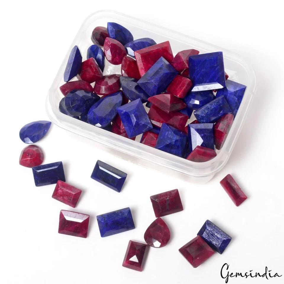 Ruby Lot, Loose Gemstone — 55 Pieces, 12mm to 22mm, 700 Ct