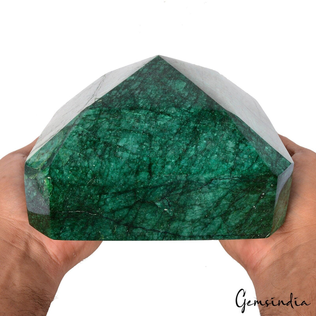 5.89Kilo Natural Brazilian Green Emerald Museum Grade Octagon Cut Huge Loose Gem