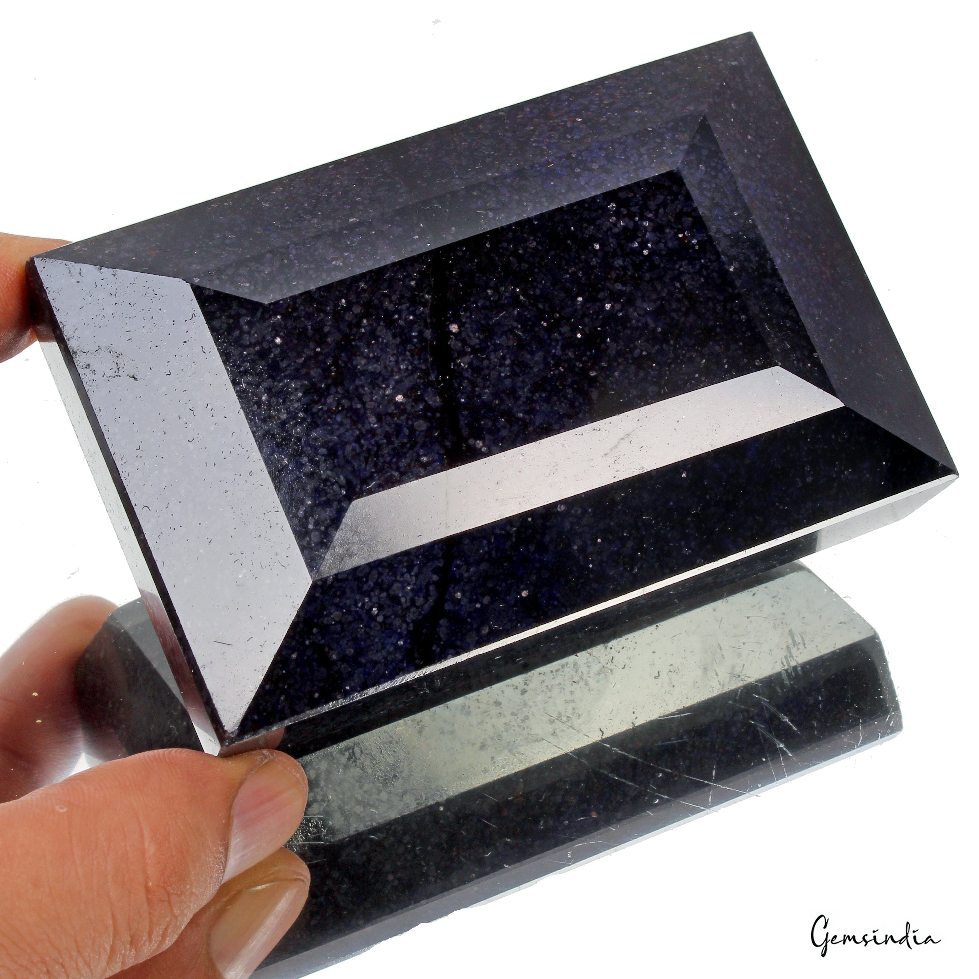 3450 Ct Natural Dark Blue Sapphire Faceted Museum Size Earth Mined Huge Gemstone