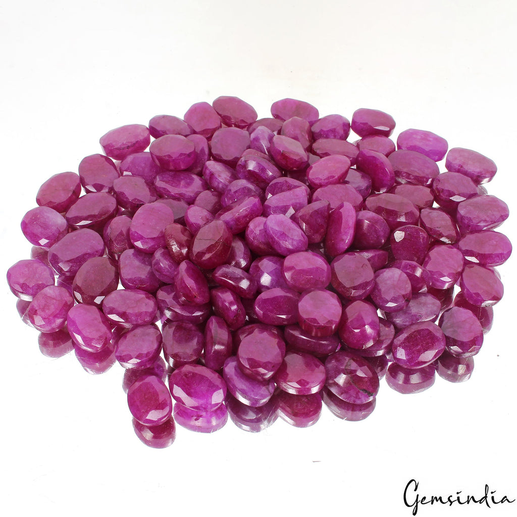 1600 Ct Natural Pink Red Beryl Bixbite USA Mix Cut Loose 13-22mm Gemstones~109Pc