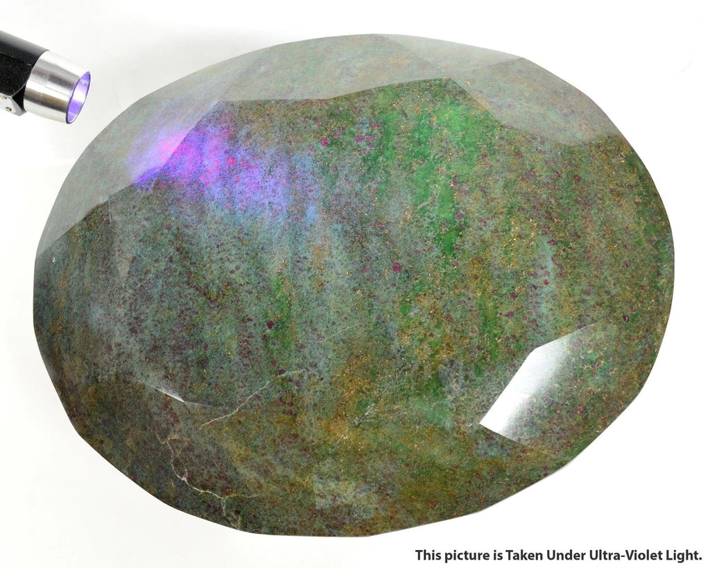16.55 Kilo Natural Ruby Fuchsite Huge Oval Museum Size Untreated Rare Gemstone