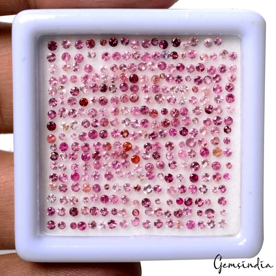 Tourmaline Lot, Loose Gemstone, Untreated — 300 Pieces, 1mm To 1.5mm, 4.80 Ct
