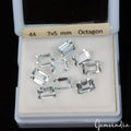 Wholesale 7x5mm Emerald Cut Natural Aquamarine Loose Calibrated Gemstones~ 9 Pcs