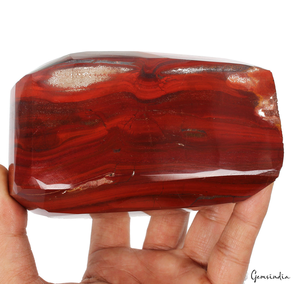 1344 Gram Natural Untreated Red Jasper Huge Pear Cut Loose Large Gemstone