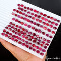 Certified 400 Cts/125 Pcs Natural Red Ruby Oval Faceted Loose Gems For Jewelry