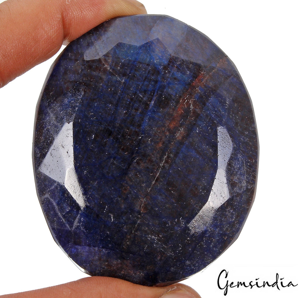 1280 Ct Natural Blue Sapphire Oval Faceted Museum Size Earth Mined Huge Gemstone