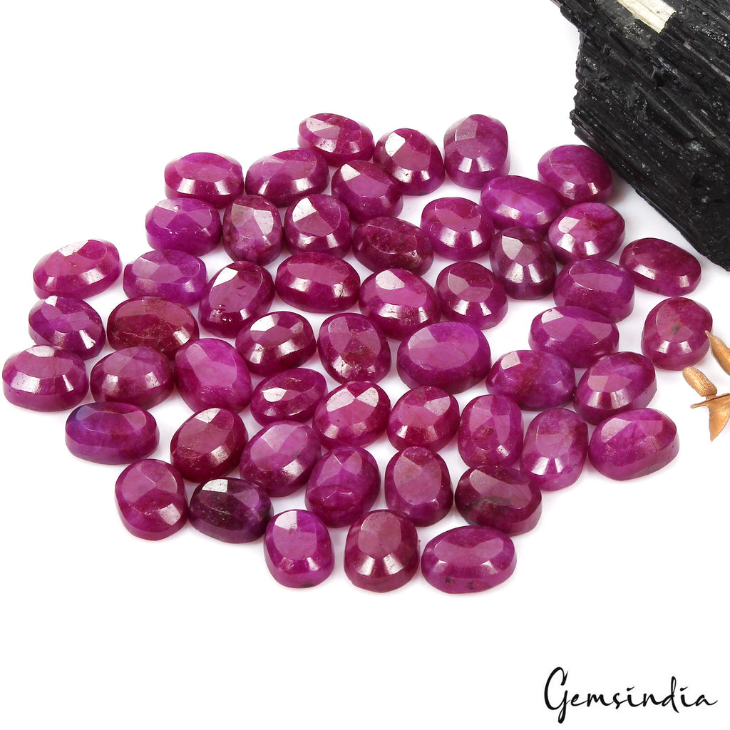 52 Pcs~ Natural Red Beryl Bixbite Utah Oval Cut Loose 1000 Ct Gemstones 17-20mm