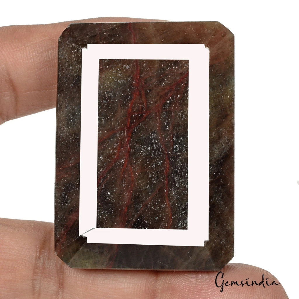 273.10Ct Natural Untreated Brown Sapphire Octagon Cut Faceted Certified Gemstone