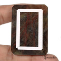273.10Ct Natural Untreated Brown Sapphire Octagon Cut Faceted Certified Gemstone