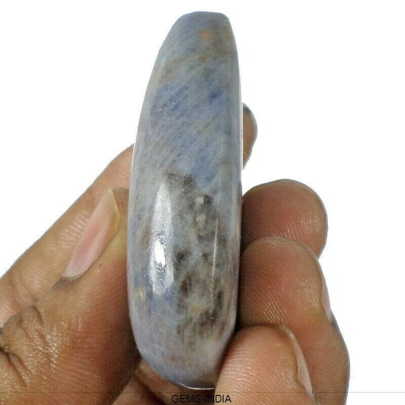 Certified 224 Cts Natural Untreated Gray Blue Sapphire Pear Cab Loose Huge Gem
