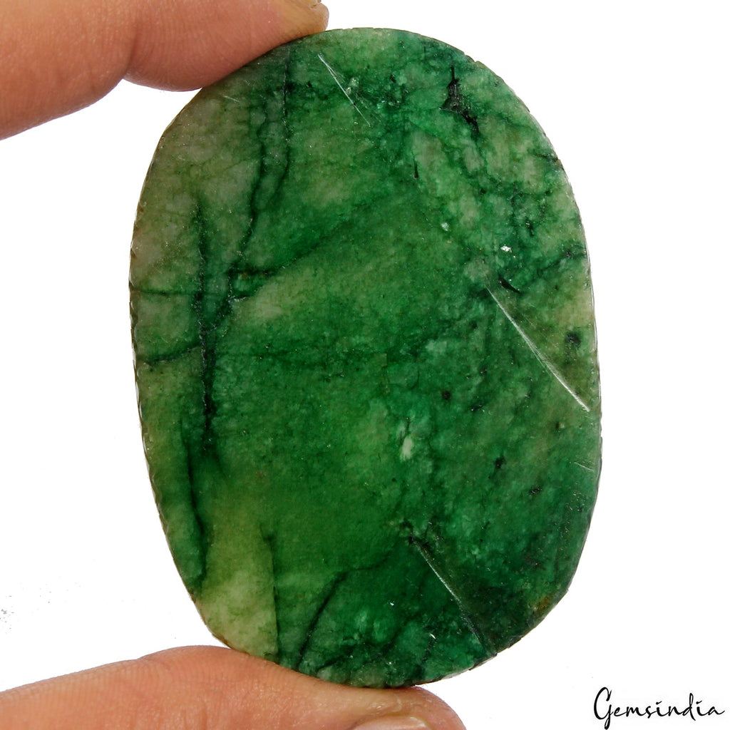 500 Ct Natural Green Brazilian Emerald Oval Carving Museum Size Loose Gemstone