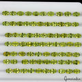 34.90 Cts/73 Pcs Natural Unheated Peridot Oval Calibrated 6x4mm Loose Gems Lot