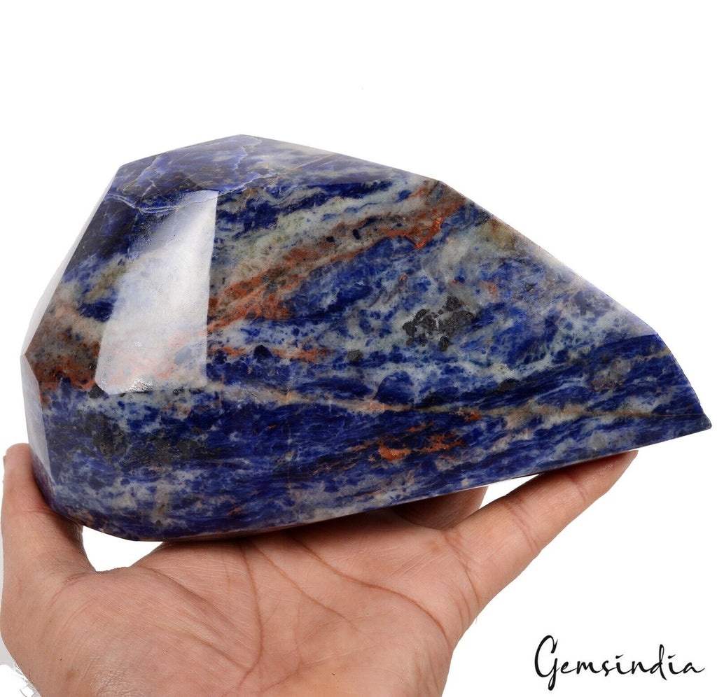 Sodalite Loose Gemstone, Blue — 7.2", 1.9 Kg