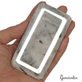 1500 Ct Natural Untreated Rutilated Quartz With Tourmaline Octagon Cut Gemstone