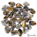 720 Cts/29 Pcs Natural Untreated Multi Shine Labradorite Mix Cab Loose Gems Lot
