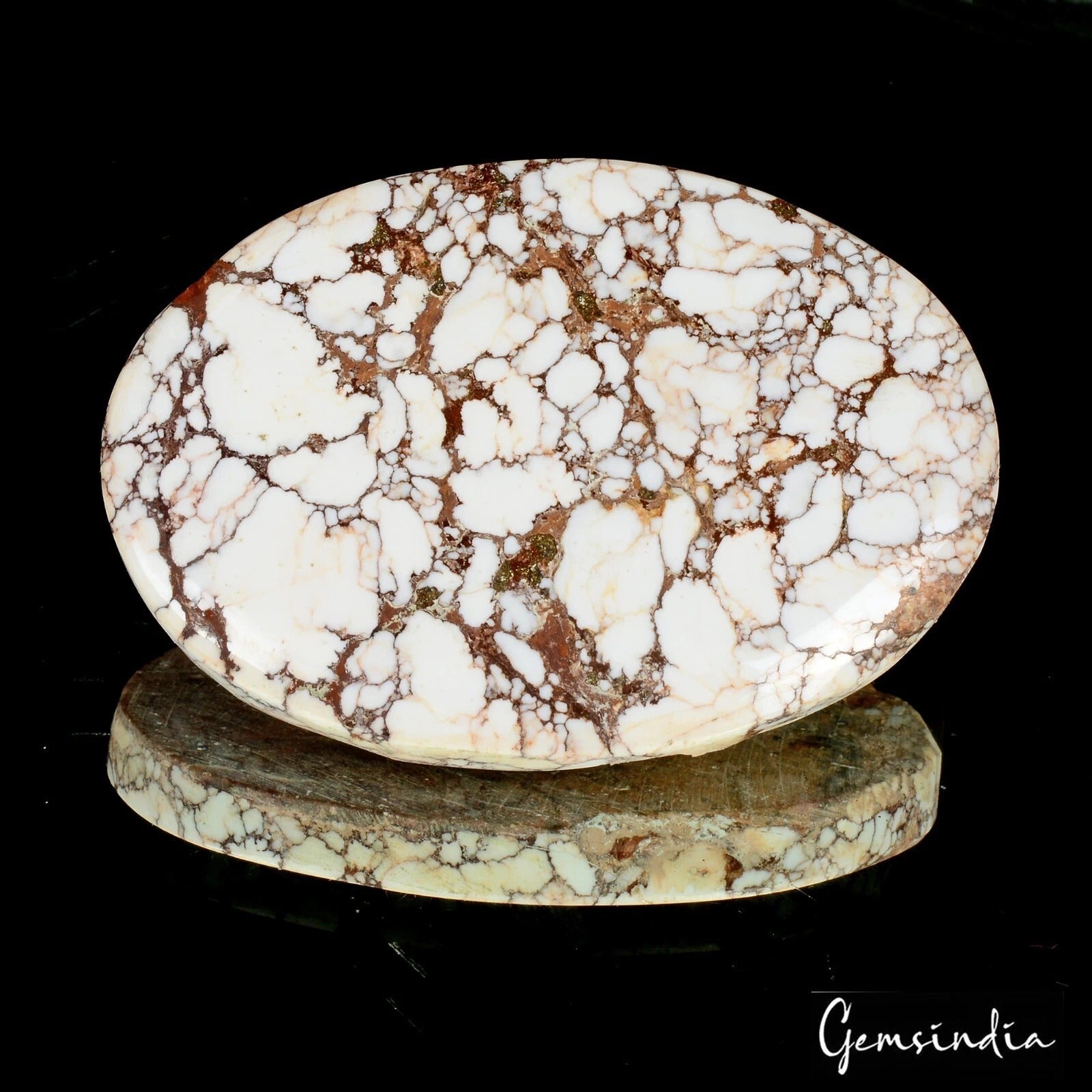 Natural Untreated White Oval Cab Turquoise Pendant Size 160.00 Ct Loose Gemstone