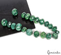 320 Cts/20 Pcs Natural Brazilian Green Emerald Round Cut Drilled Bead Loose Gems