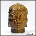 Natural Tiger Eye Gemstone Buddha Head Carving Reiki Healing Collection~1.9 Inch